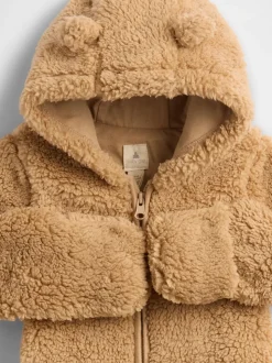 Marron - Gap Veste sherpa en peluche (nouveau-né de12mois) (0-12mois)