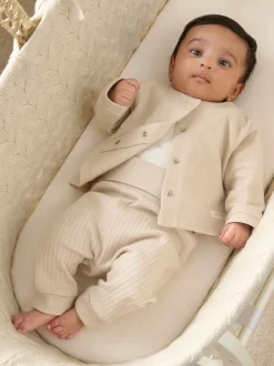 Marron - Mamas & Papas Ensemble veste et Leggings en jersey marron pour caneton 100% coton