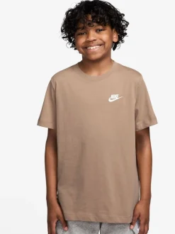 Marron - Nike Club T-Shirt