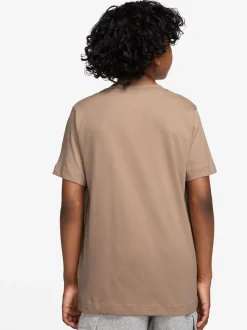 Marron - Nike Club T-Shirt