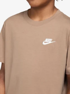 Marron - Nike Club T-Shirt