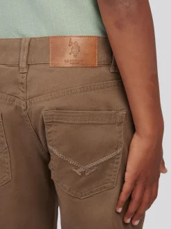 Marron - Pantalons U.S. Polo Assn Core à 5 poches