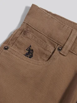 Marron - Pantalons U.S. Polo Assn Core à 5 poches