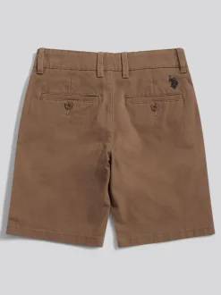 Marron - Short chino classique US Polo Assn