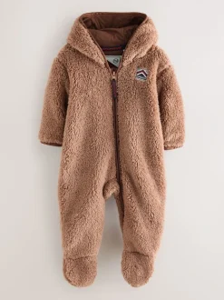 Marron - Superdry Teddy Combinaison en polaire