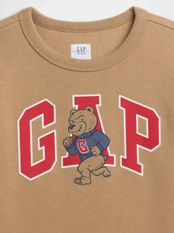 Marron - Sweat Gap logo (4-13 ans)