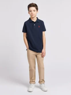 Marron - U.S. Polo Assn. Pantalon Core 5 poches