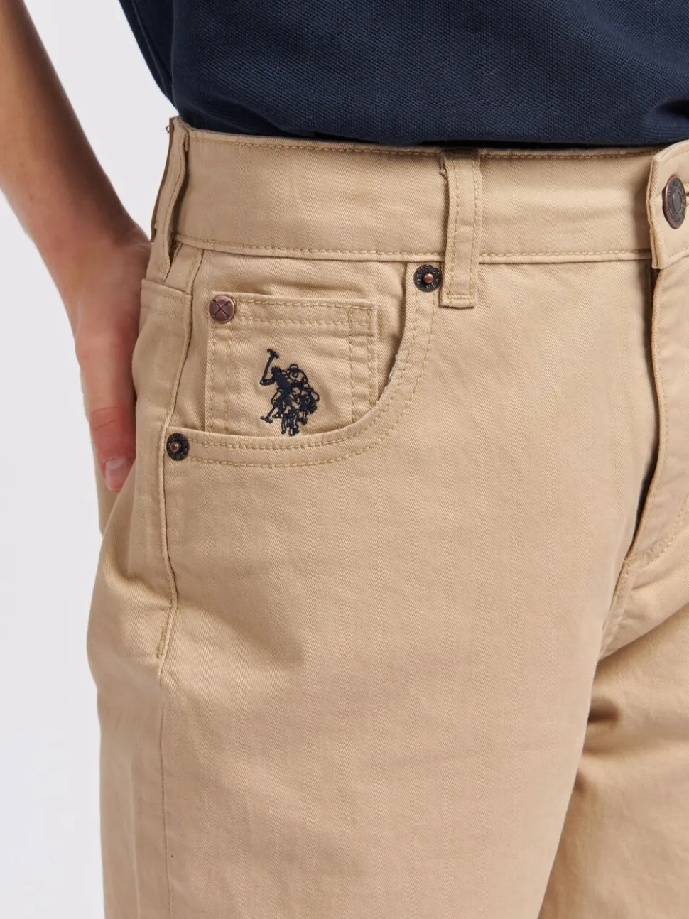 Marron - U.S. Polo Assn. Pantalon Core 5 poches