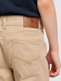 Marron - U.S. Polo Assn. Pantalon Core 5 poches