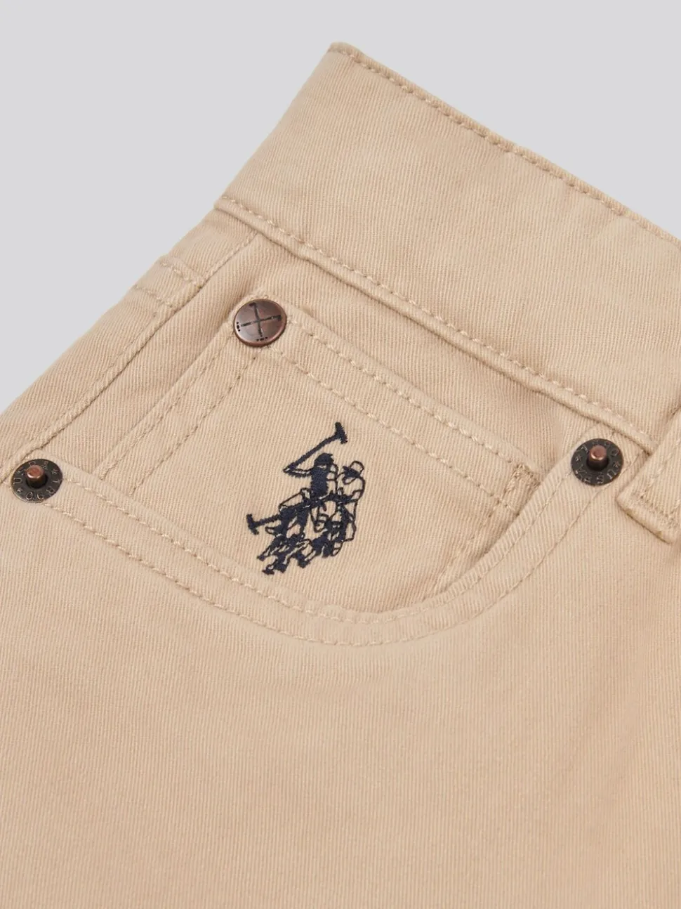 Marron - U.S. Polo Assn. Pantalon Core 5 poches