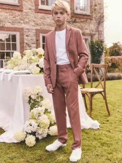 Marron café - Veste de costume (3-16ans)