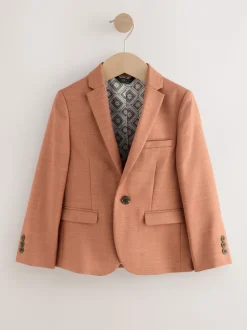 Marron café - Veste de costume (3-16ans)