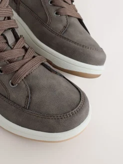 Marron chocolat - Bottes hautes à doublure chaude