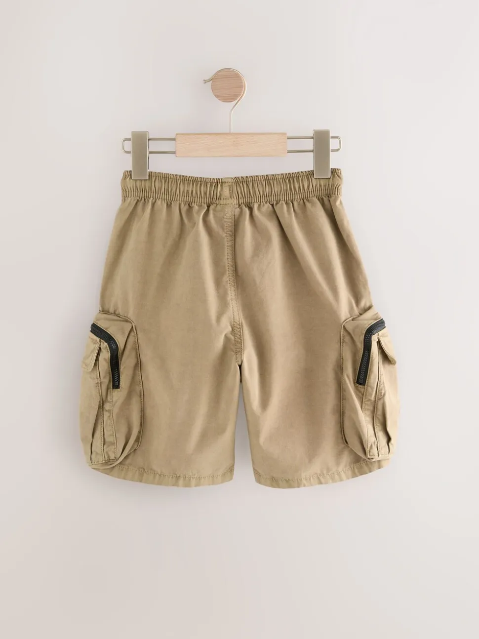 Marron fauve - Cargo court à poche ample (3-16ans)