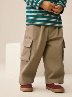 Marron fauve - Pantalon cargo (3mths-7yrs)