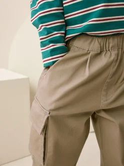 Marron fauve - Pantalon cargo (3mths-7yrs)