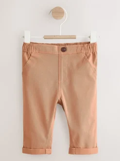 Marron fauve - Pantalon chino bébé (0mois-2ans)