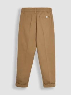 Marron fauve - Pantalon chino JoJo Maman Bébé élégant