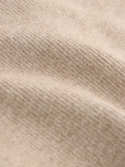 Marron fauve - Veste-chemise zippée en maille sur le devant (0mois à2ans)