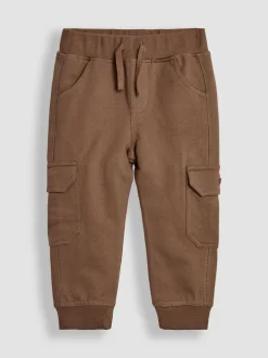 Marron fauve et chiné naturel - LotJojo Maman Bébé Cargos % Cotton Survêtement 100 2