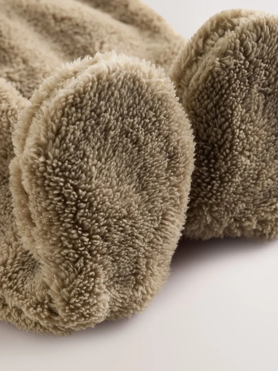 Marron mink - Combinaison bébé en polaire