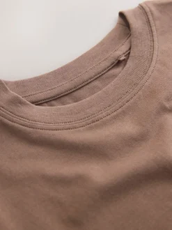 Marron mink - T-shirt Manches courtes (3-16ans)