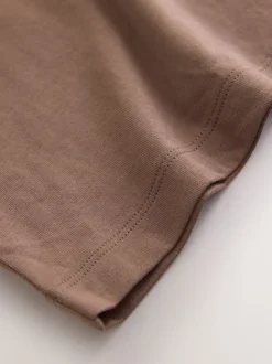 Marron mink - T-shirt Manches courtes (3-16ans)