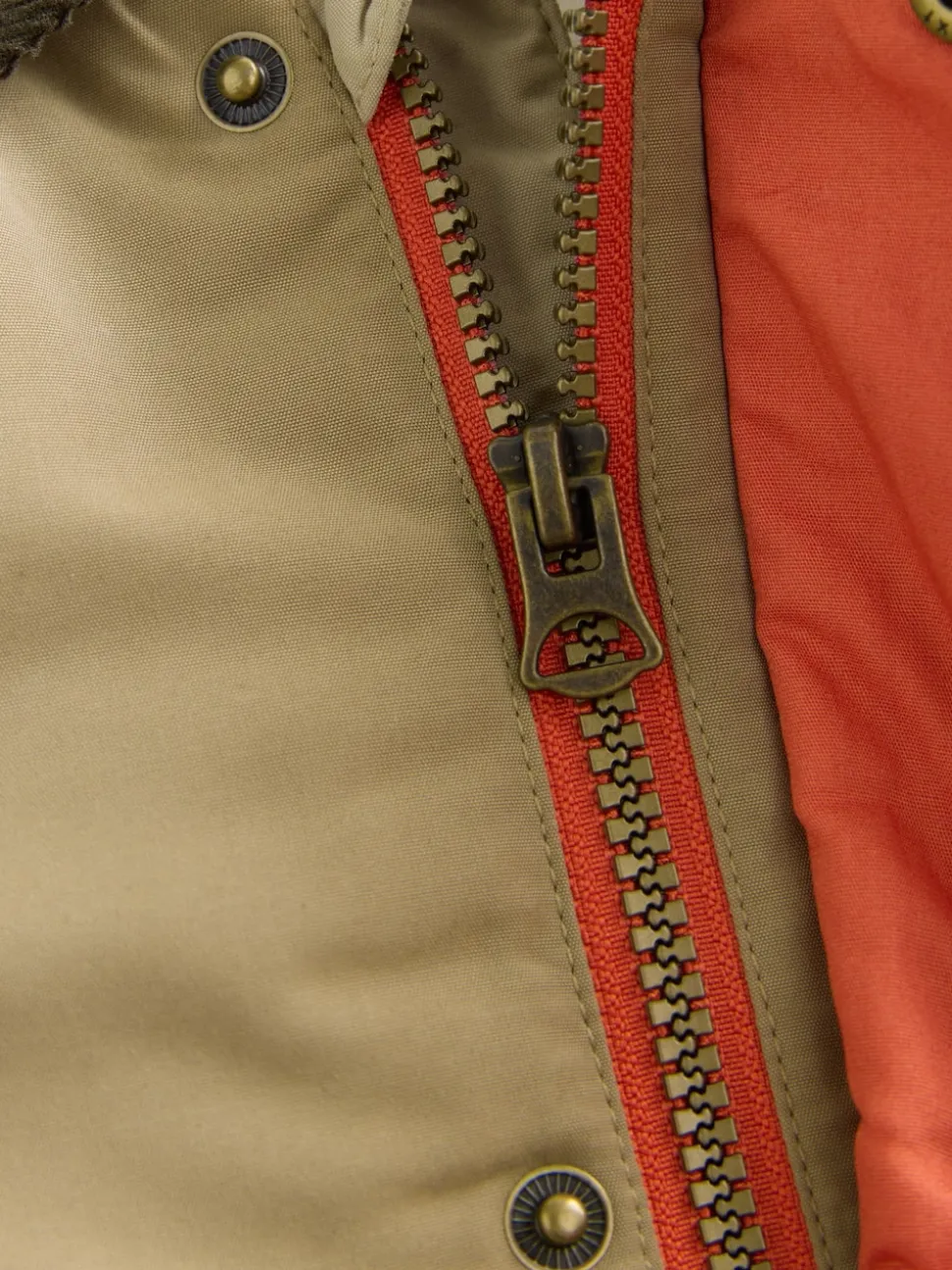 Marron neutre - Manteau à capuche avec col en velours côtelé résistant à la douche (3mois-7ans)