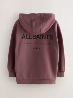 Marron noisette - SmallSaints Oversized Underground Pullover Sweat-shirt à capuche