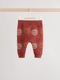 Marron rouille - Ensemble haut et legging en maille (0mois-2ans)
