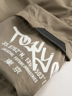 Marron taupe - Pantalon cargo à poche (3mois7ans)