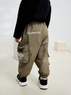 Marron taupe - Pantalon cargo à poche (3mois7ans)