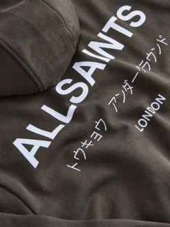 Marron/bleu - SmallSaints Oversized Underground Pullover Sweat-shirt à capuche