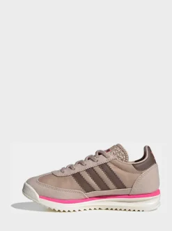 Marron/neutre - Baskets adidas Originals SL 72 RS à lacets élastiques