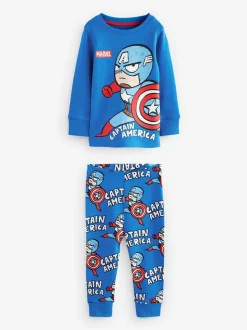 Marvel Rouge/Vert/Bleu - Lot de 3 pyjamas Snuggle (9mois-8ans)
