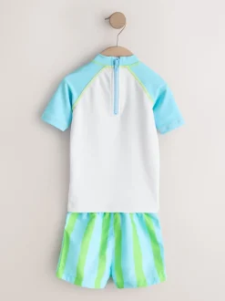 Mickey - Ensemble Rash Gilet et short de bain (3mois-7ans)