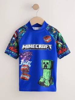 Minecraft bleu marine - Gilet anti-éclaboussures (3-16ans)