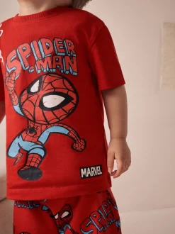 Mini Marvel multicolore lumineux - 100Pyjama court en coton % 3 Lot (12mths-11yrs)
