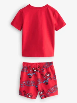 Mini Marvel multicolore lumineux - 100Pyjama court en coton % 3 Lot (12mths-11yrs)