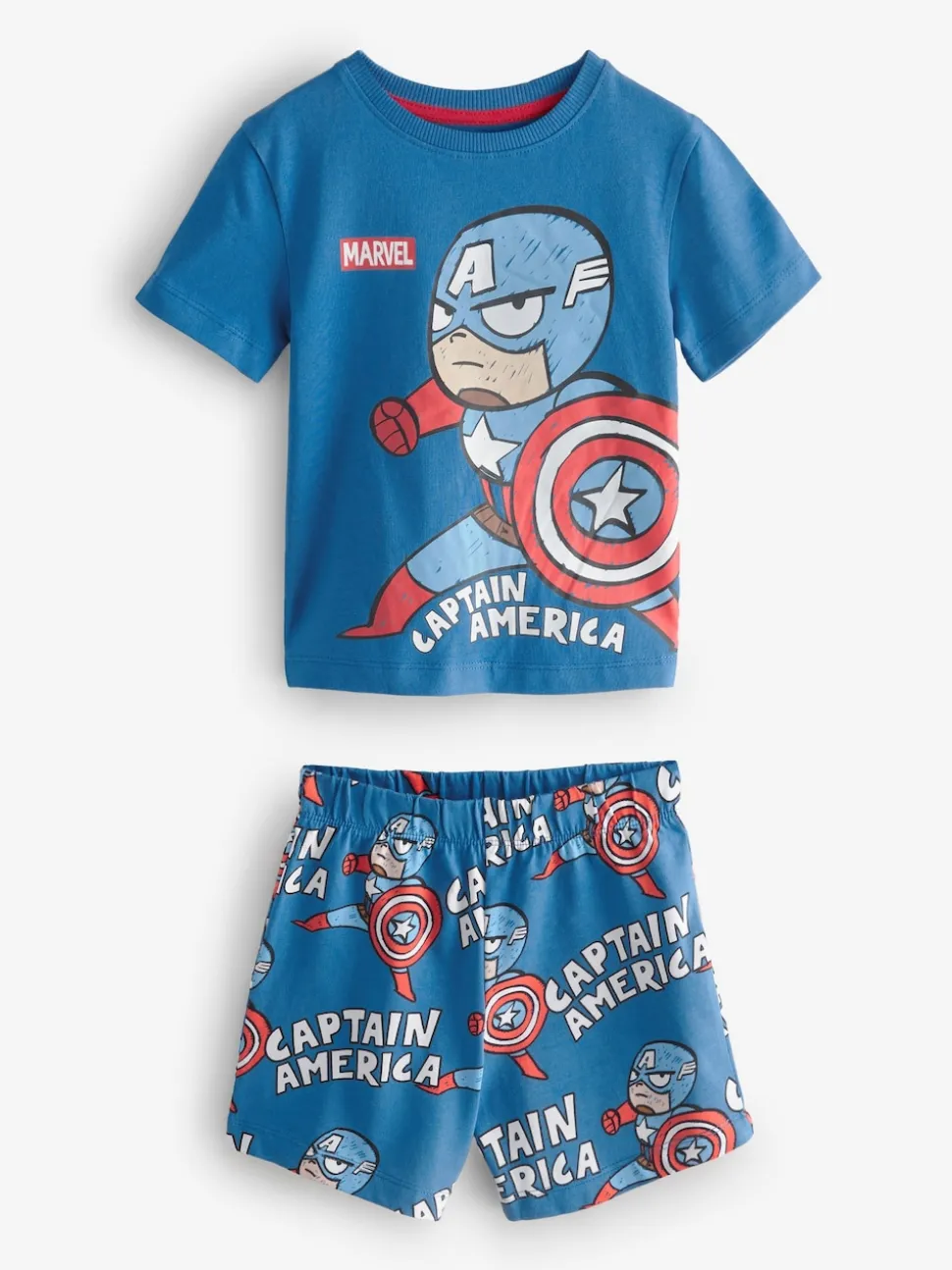 Mini Marvel multicolore lumineux - 100Pyjama court en coton % 3 Lot (12mths-11yrs)