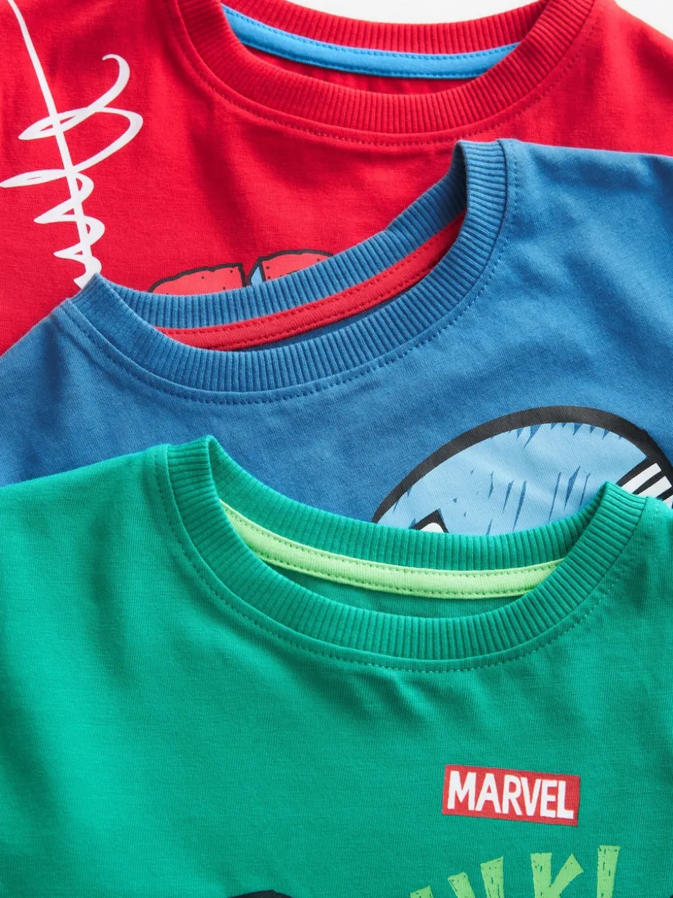 Mini Marvel multicolore lumineux - 100Pyjama court en coton % 3 Lot (12mths-11yrs)