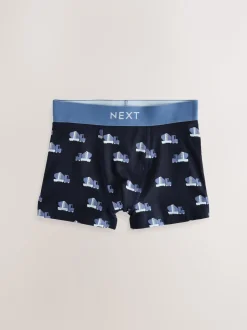 Mini véhicule bleu - Lot de 10 boxers (1.5-16ans)