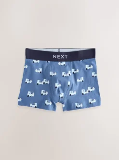 Mini véhicule bleu - Lot de 10 boxers (1.5-16ans)
