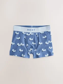Mini véhicule bleu - Lot de 10 boxers (1.5-16ans)