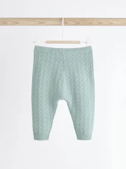 Minéral - Ensemble bébé pull et legging en tricot texturé 100 % coton (0mois -3ans)