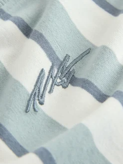 Minéral rayé - T-shirt imprimé graphique à manches courtes coupe régulière (3-16ans)