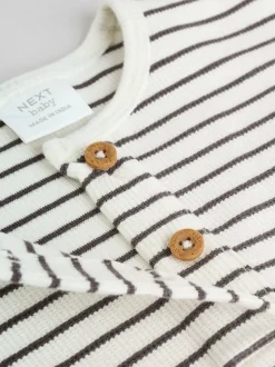 Mono Stripe (mono) - Lot de 4 t-shirts à manches longues bébé (0mois2ans)