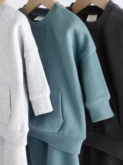 monochrome - Ensemble sweat et jogging bébé 6 pièces (0mois-3ans)