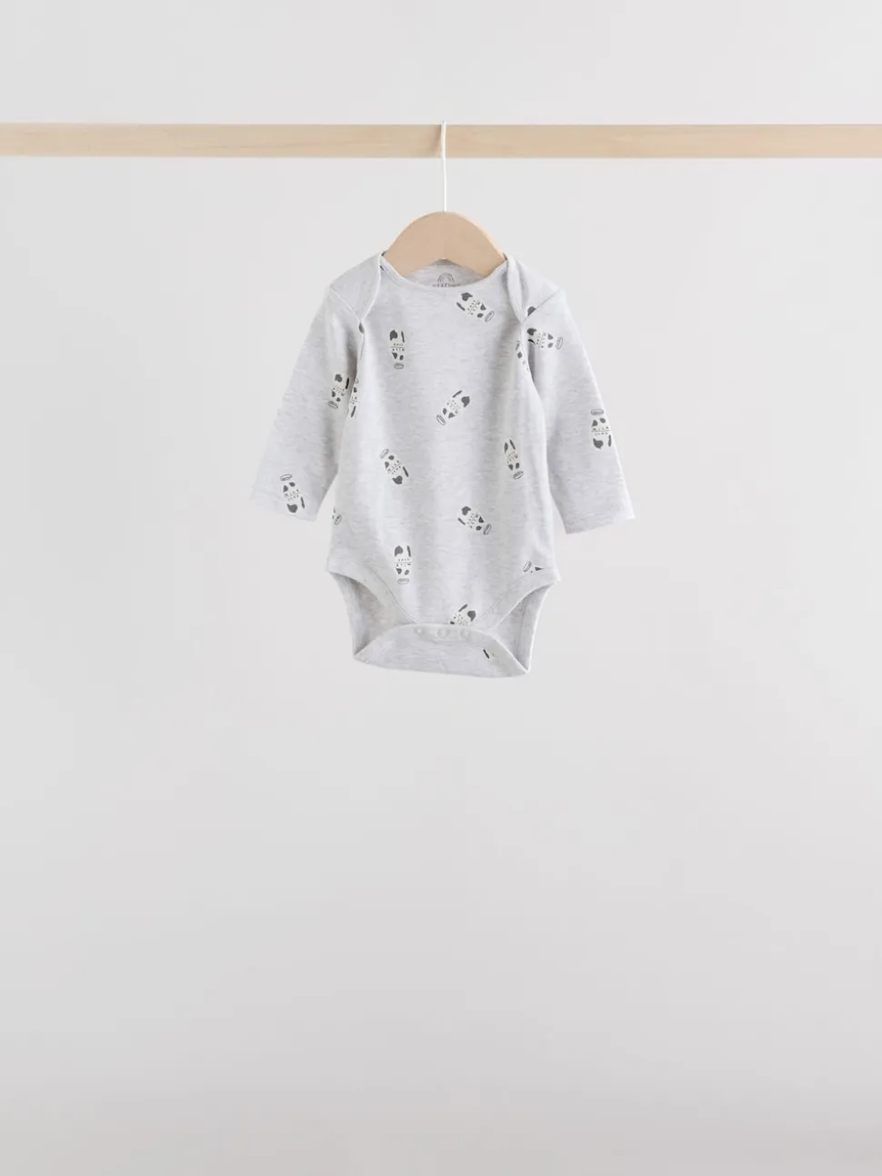 monochrome - Lot de 5 bodys à manches longues pour bébé