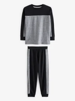 monochrome - Lot de 3 pyjamas à jambes courtes (3-16ans) (3-16ans)